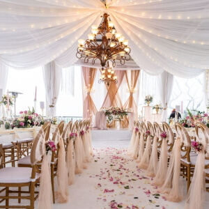 Draping and Fairy Lights